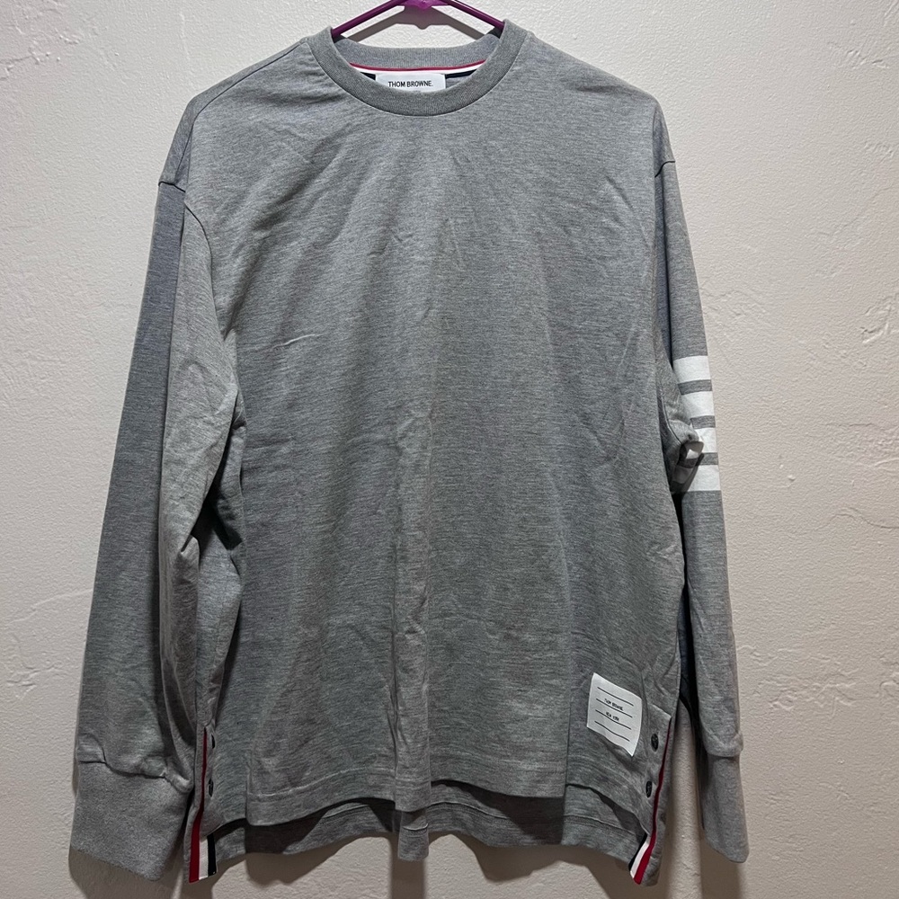 Thom Browne Striped Crew Sweater